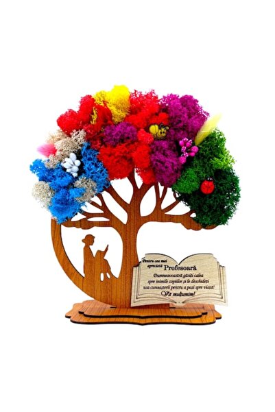 OEM Copacul vieții cu licheni (4 anotimpuri) - 20 cm, cadou personalizat pent...