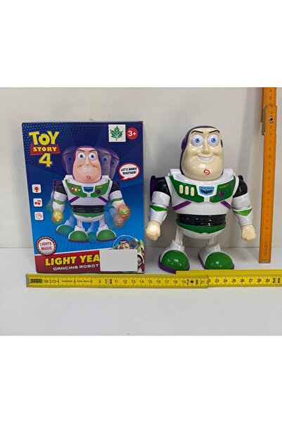 Retoys Buzz Lightyear Toy Story Oyuncak Dans Eden Işıklı Müzikli Sevimli Robot