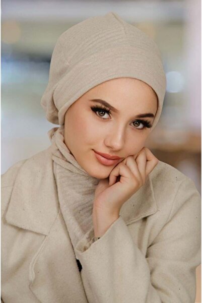 Aişe tesettür Kemik Fitilli Tesettür Bere Ve Etol Takım