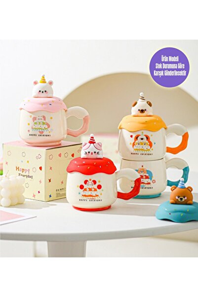 Gift Moda Kutlama Zamanı Temalı Seramik Kupa