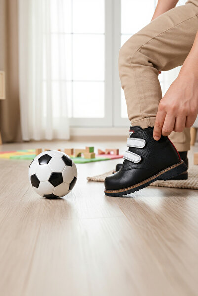 Tekiner Genuine Leather Orthopedic Fan Boots