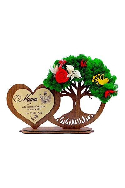 OEM Decorațiune inimă copacul vietii, cadou personalizat pentru mama cu liche...