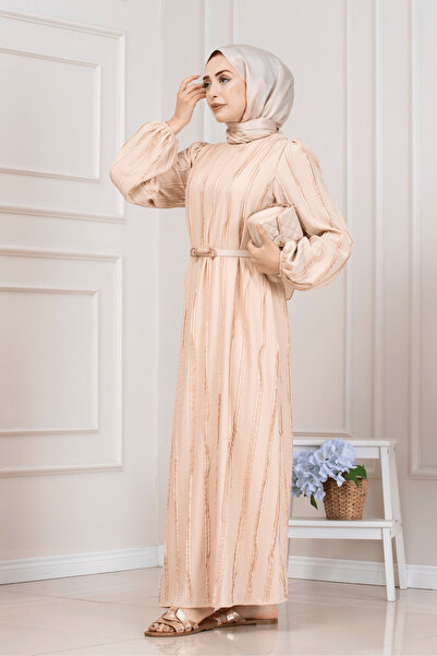 Sevitli Φόρεμα Dream με λεπτομέρεια βολάν-ΜΠΕΖ