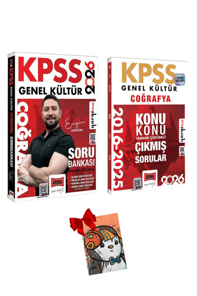 Yargı Yayınları 2026 KPSS Coğrafya Soru Bankası Çözümlü & 2016-2026 Konu Konu...