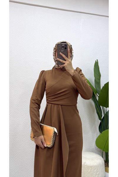 modasusev Scuba Özel Tasarım Tesettür Elbise