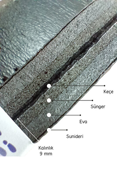 Kent Pazarı Sunideri 4 Katmanlı 9 mm Patik Tabanı 1 Çift Özel Üretim Hazır De...