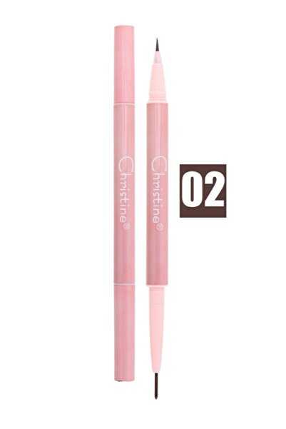 Christine قلم تحديد الحواجب والعيون المزدوج من كريستين-CH-P2514
