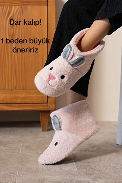 Jackers Daily Women's Rabbit Figured Slippers Home Boots