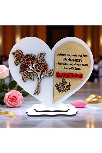 OEM Personalized gift for Friends - model 2, heart with personalized message – 15 cm