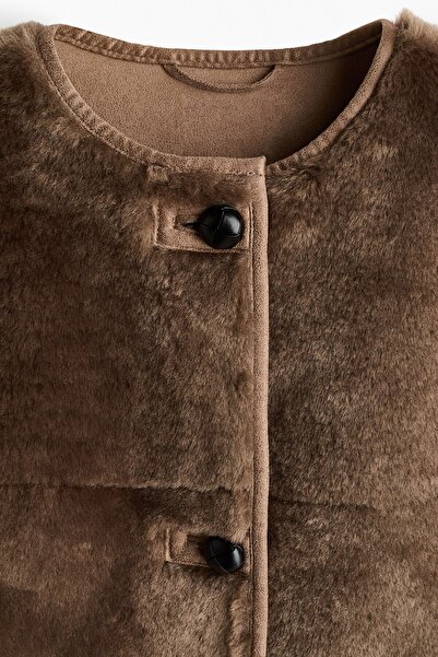 H&M Kabarık Tüylü Ceket