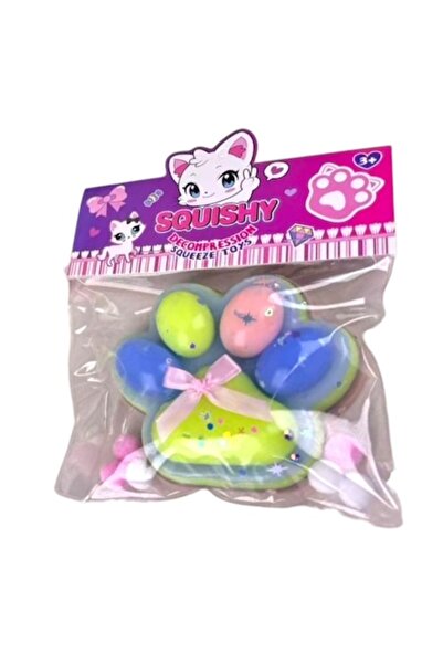 LEIBOO Jucărie pufoasă antistres - Labă mare de pisică pufoasă, revenire lent...