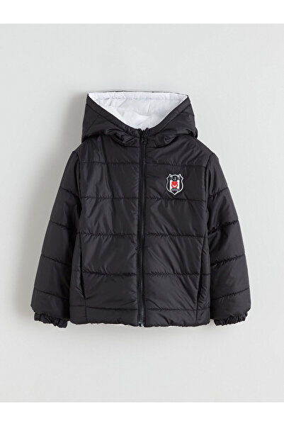 LC Waikiki Beşiktaş Armalı Erkek Çocuk Şişme Mont