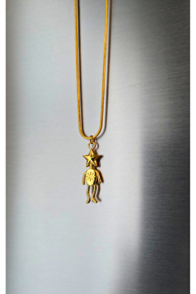 Atelier Nui قلادة ستاردوست مان / قلادة ستاردوست مان الفولاذية مع هدية على شكل...