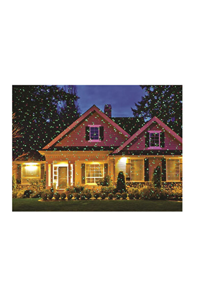 Lumi LUXURY Christmas laser projector, indoor-outdoor, red + green light, with remote control and light sensor