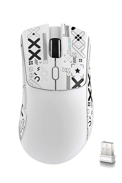 Attack Shark R1 Ultralight 59g Gaming Mouse, Wireless/Wired (BT/2.4GHz), up to 18000 DPI, 65h Batter