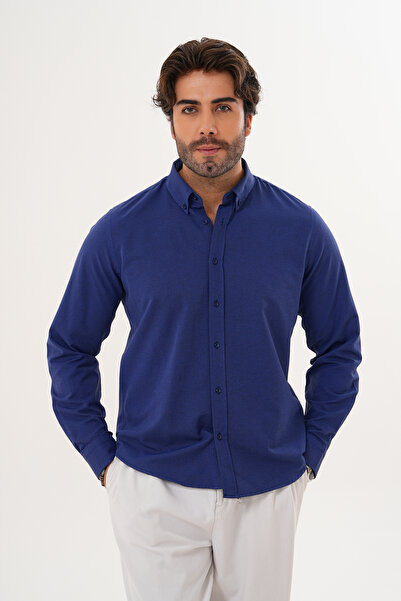 Catto Peak Πουκάμισο Βαμβακερό ύφασμα Oxford Washable Regular ελαφρύ Ανδρικό ...