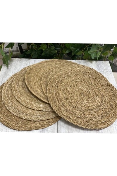 Kawimoda Bamboo Straw American Serving Straw Supla Knitted Set of 6