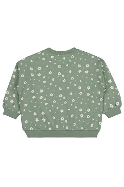 Civil Baby Mini Daisy Print 6-18 Months Sweatshirt - Green 18-24 Months