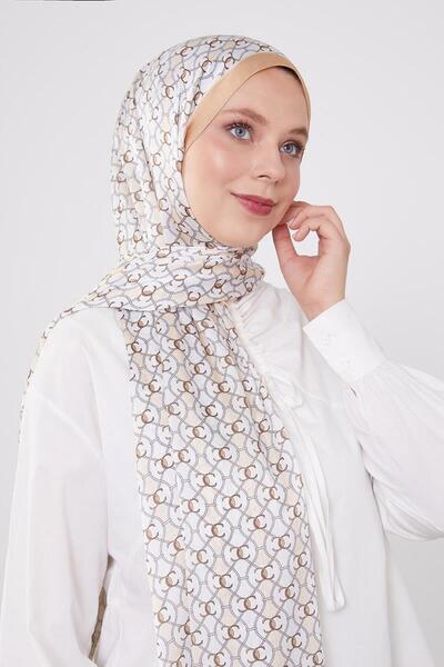 Levidor Gold Zincir Desen Brand Şal