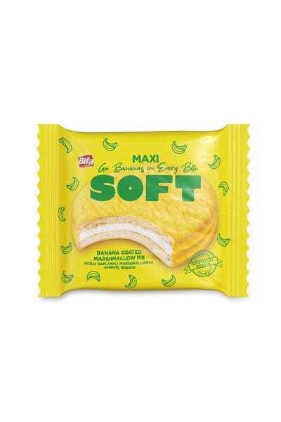 Bifa Soft Muzlu Marshmallowlu Maxi Boy Bisküvi 50 gr x 24 Adet