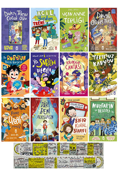 Timaş Çocuk Uçan Anne Terliği+Sıfır Kural Sınıfı+Muhtarın En Değerli Eşyası+D...