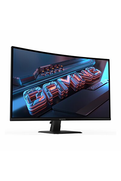 Gigabyte GS32QCA 31.5" 180Hz 1Ms HDMI+DP HDR WQHD FreeSync VA Curved Vesa Monitör