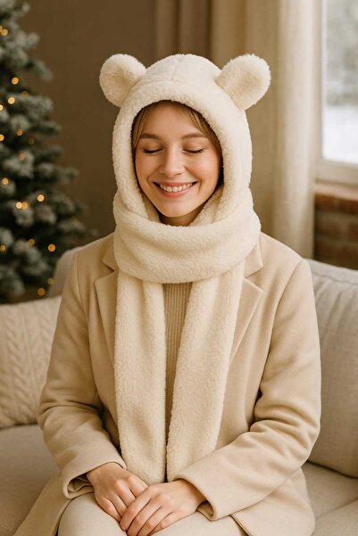 CHIZGY Welsoft Plush Hooded Scarf - Trendy Look, Warmth and Comfort in One Hooded Scarf