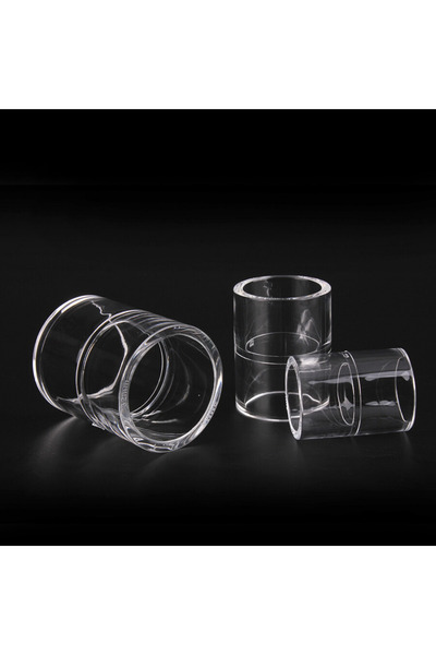 Polin Yapı Şeffaf Yuvarlak Akrilik / Pleksi 25 mm Direkt Bağlantı (4 Adet)