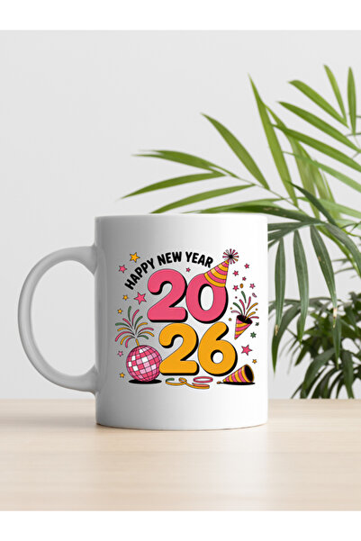 IŞILAY REKLAM 2026 New Year Collection Christmas Themed Design Coffee & Tea Cup