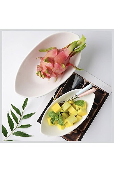 LANDREEN Large Melamine Salad Plate, Set of 2