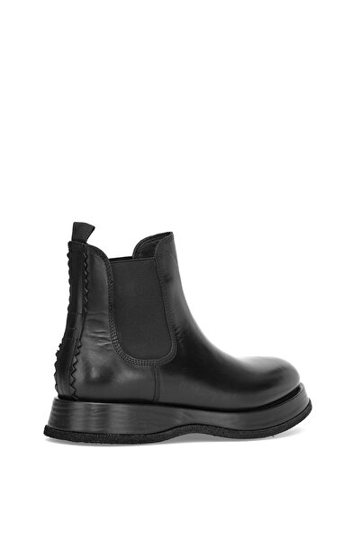 MARCOMEN 152-22327 Men's Genuine Leather Chelsea Boots Black