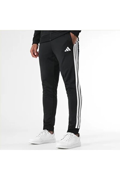 adidas Ασπρόμαυρο ανδρικό κοστούμι αθλητικής φόρμας με 3 ρίγες