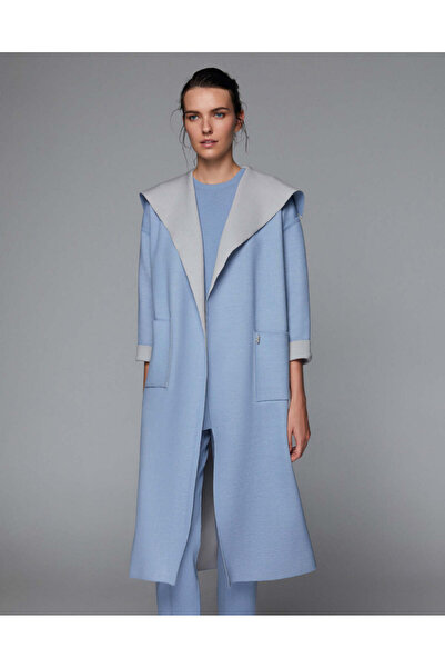 MISS DALIDA T24K-9021 Çift Taraflı Çelik Örgü Hırka OVALE-BLUE