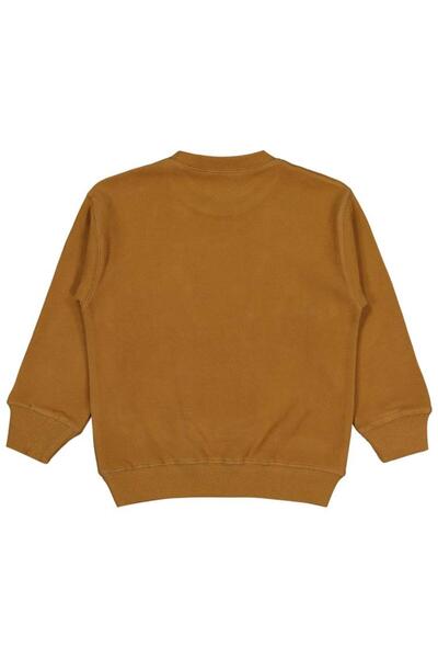 Civil Boys Karyoka Stitched Sweatshirt for Ages 6-9 - Brown 8-9 Years Old
