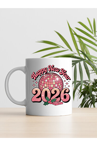 IŞILAY REKLAM 2026 New Year Collection Christmas Themed Design Coffee & Tea Cup