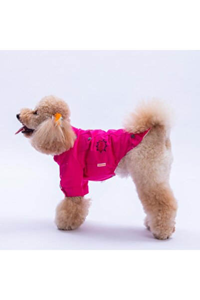 Pawstar Fuşya Cancun - Cancún Ceket Gabardin Çıtçıtlı Kedi Köpek Ceketi Kedi ...