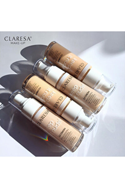 Claresa Moisturizing cream foundation, Keep it Nude, 102