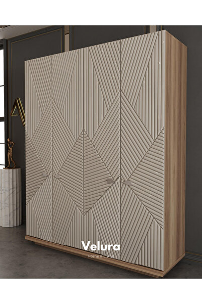 Velura Home & Living Hisar 4 Kapaklı Dolap (Gardırop)