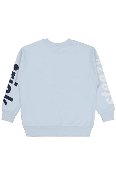 Civil Boys Steezy Baskılı 10-13 Yaş Sweatshirt - Mavi 12-13 Yaş