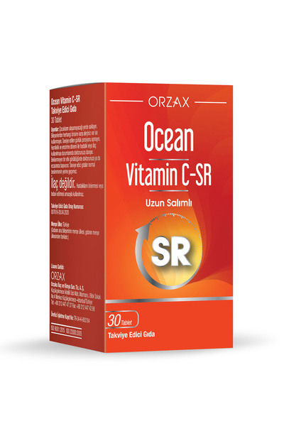 Ocean Orzax OCEAN VİTAMİN C SR 500MG 30 TABLET