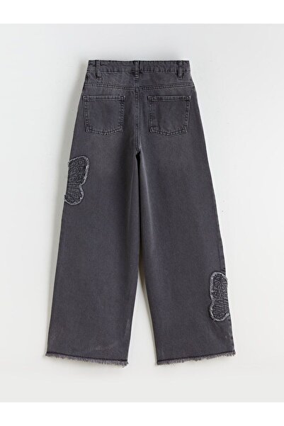 LC Waikiki LCW Kids Wideleg Kız Çocuk Jean Pantolon
