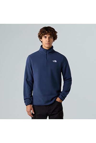 THE NORTH FACE Glacier 1/4 Zip Men's Fleece Summit Navy