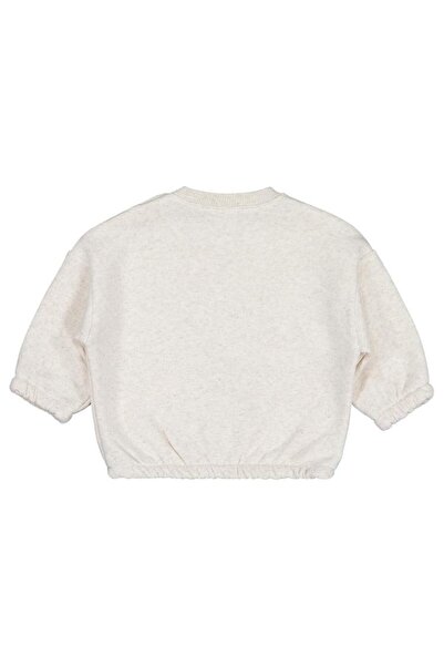 Civil Baby Heart Embroidered Basic 6-18 Months Sweatshirt - Beige 18-24 Months