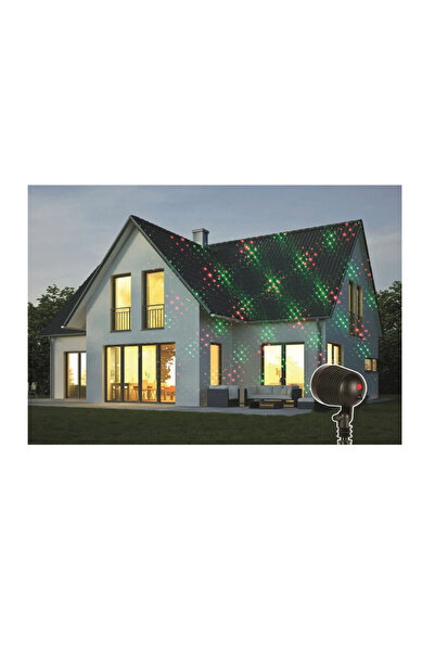 Lumi LUXURY Christmas laser projector, indoor-outdoor, red + green light, with remote control and light sensor