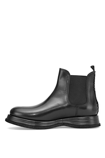 MARCOMEN 152-22327 Men's Genuine Leather Chelsea Boots Black