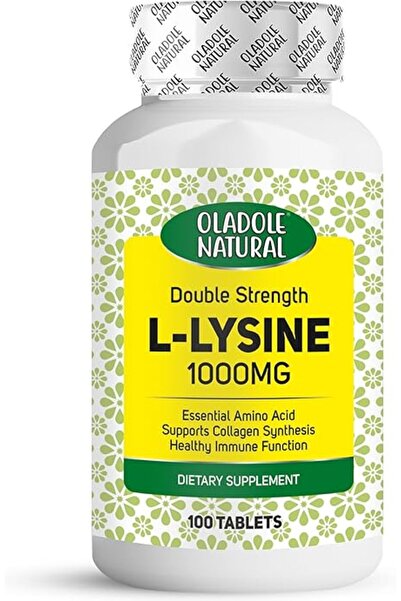 Oladole Natural L-Lysine 1000mg 100 Tablets