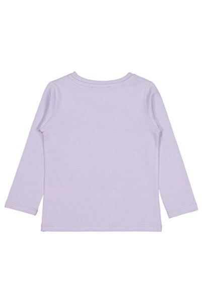 Civil Girls Hanorac cu imprimeu Good Energy Clup pentru copii de 2-5 ani - Li...