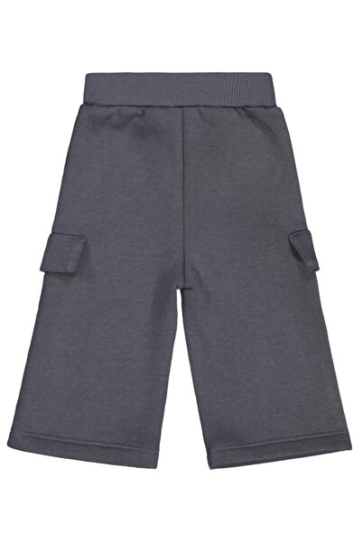 Civil Baby بنطال رياضي أساسي مطرز على شكل قلب من عمر 6 إلى 18 شهرًا - رمادي من عمر 12 إلى 18 شهرًا