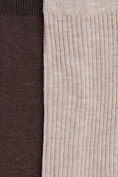 H&M 2’li Diz Üstü Çorap