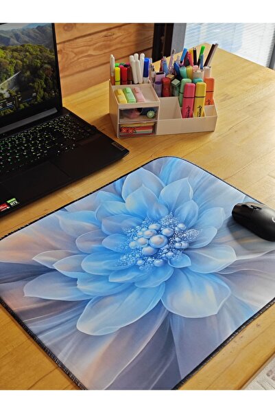 sgeteknoloji Sge Technology 55X45 cm Blue Pearl Anti-Slip Base Speed Surface Gamer Mouse Pad Gaming Pad